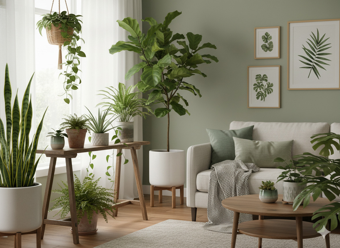 Living Room Plants